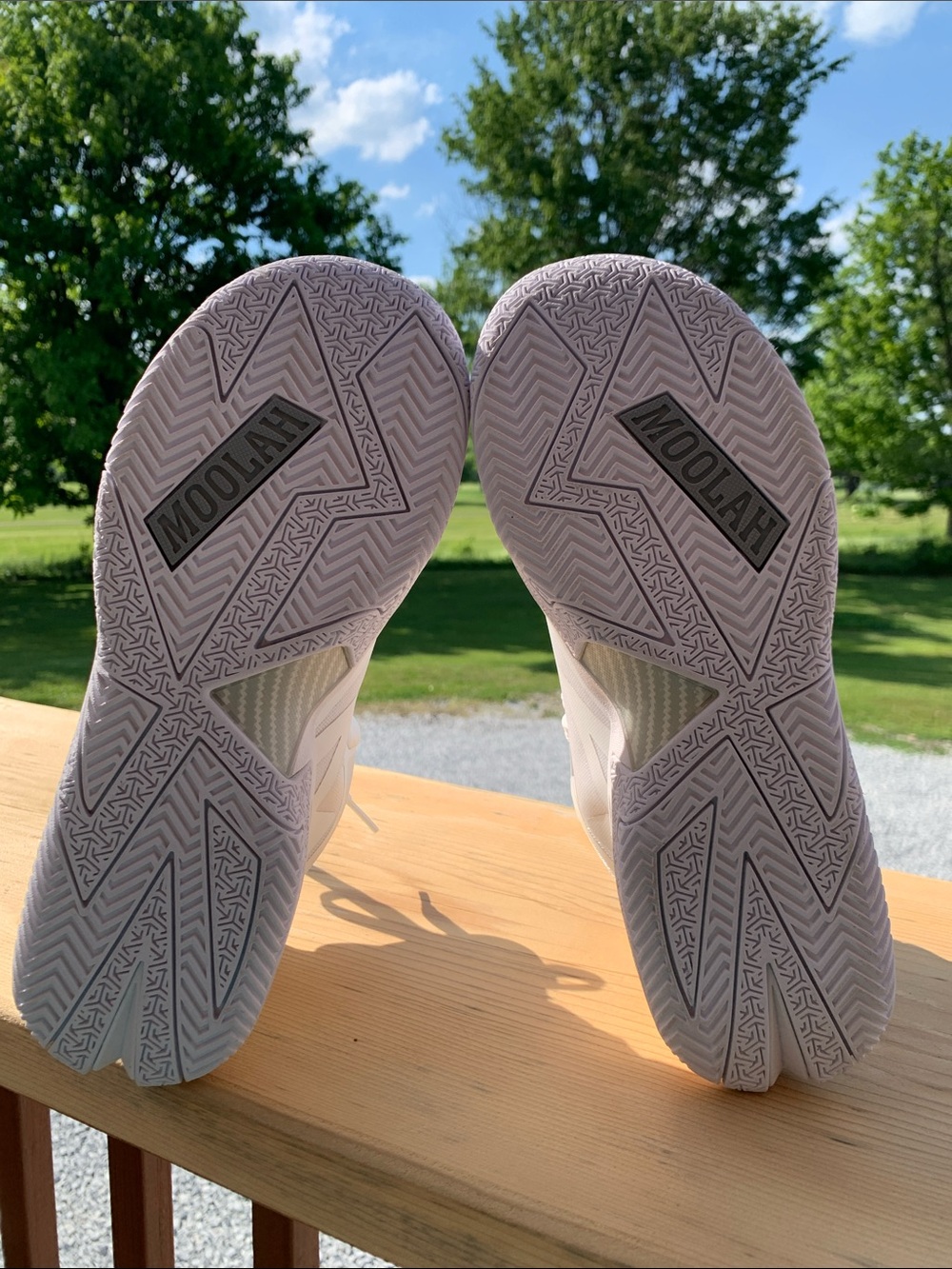 Triple Double basketball shoe by Moolah Kicks in the "White Hot" size 8 - Picture 4 of 13